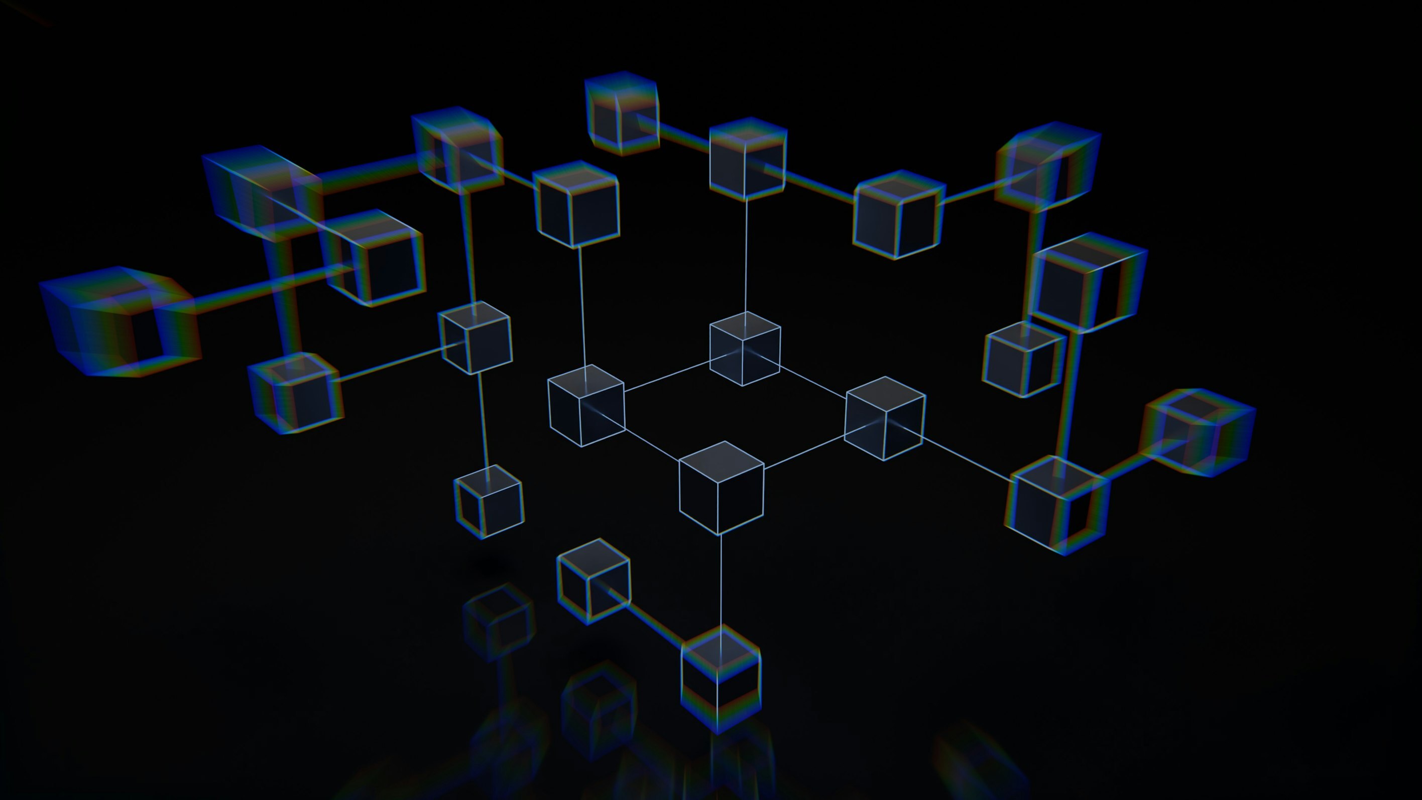Abstract visualization of interconnected data streams